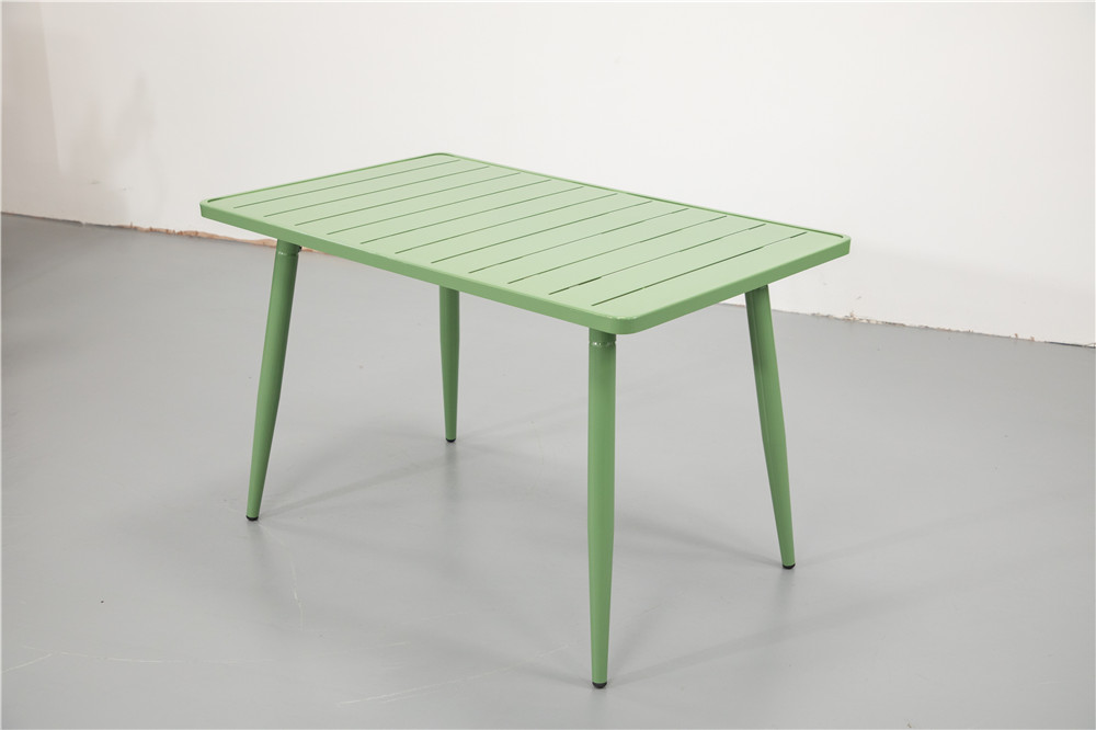 outdor steel table