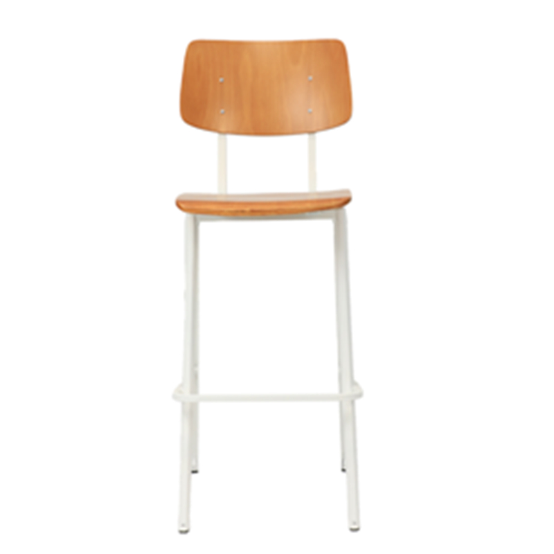 industrial steel frame bar stool